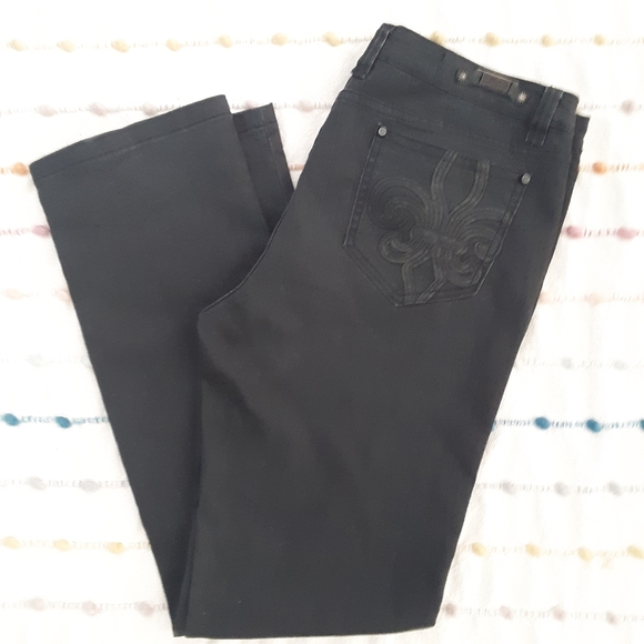 G STUDIO Black Denim Jeans SZ 12 - Picture 11 of 12